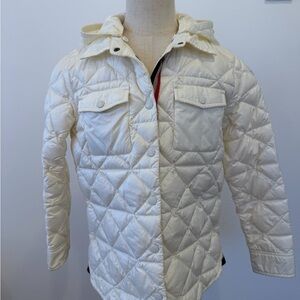 Moncler Cream Quilted Jacket